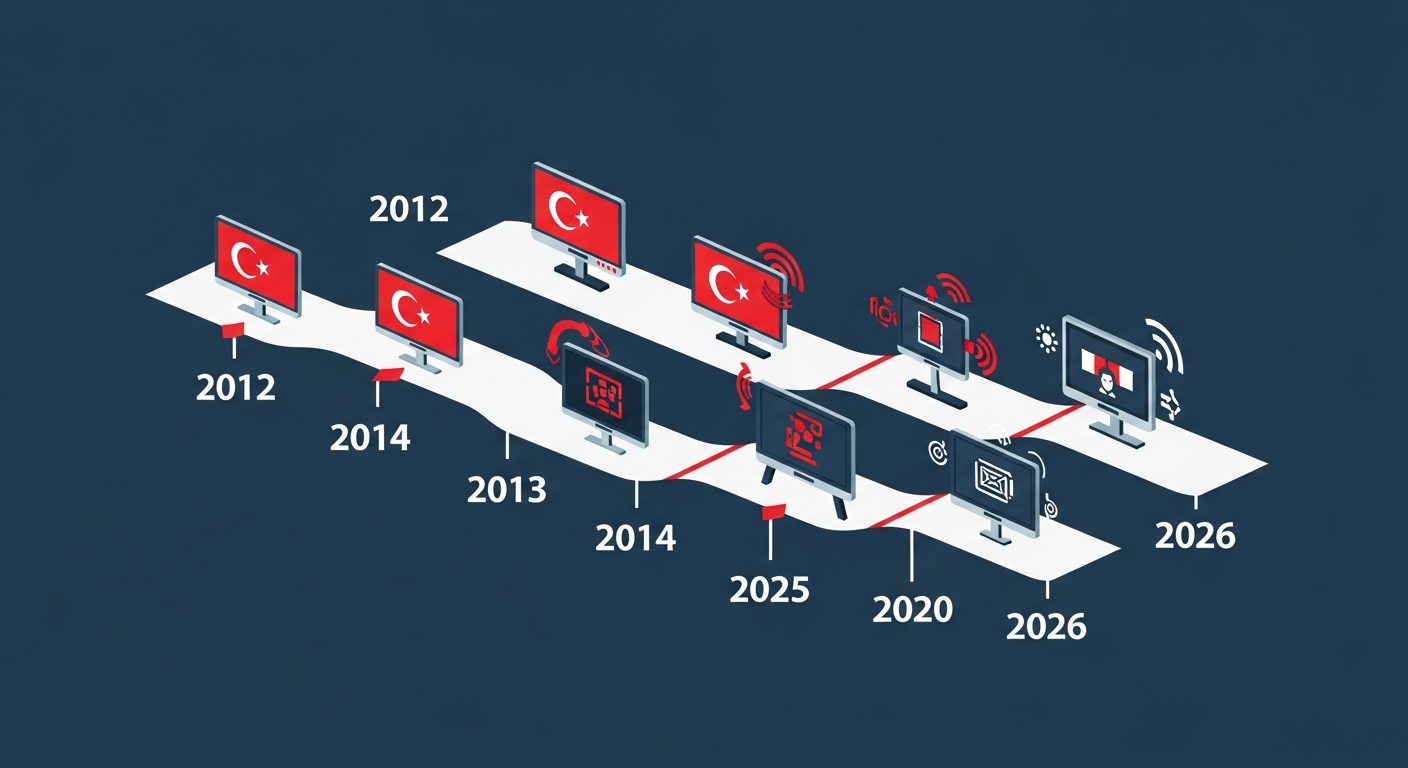 Fatih Projesi 13 yıllık zaman çizelgesi diyagramı