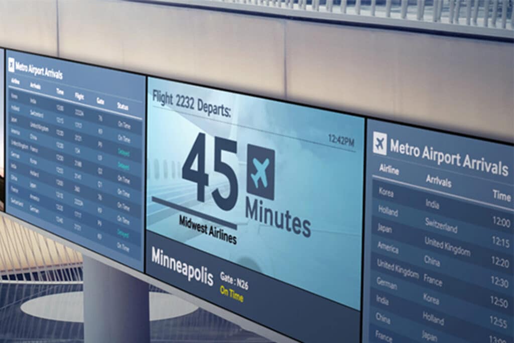 Havaalanlarında Digital Signage Kullanımı