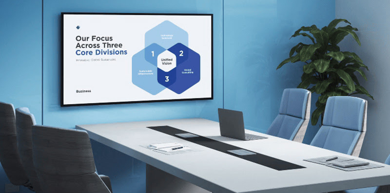 ViewSonic CDE14 Serisi — ProAV entegrasyonlu 4K kurumsal ekran, toplantı odası ve lobi senaryoları